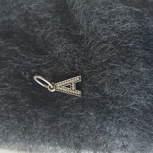 Pandora letter A silver charm .